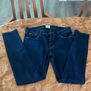 Hudson Jeans Women's Deep Indigo Skinny Jeans